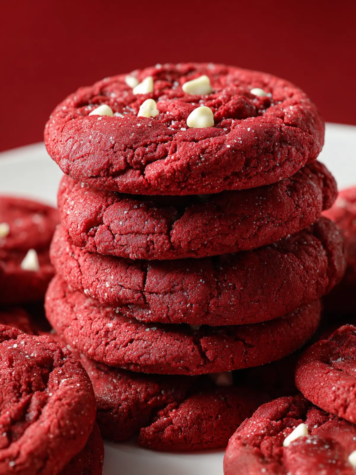 Red Velvet Cake Mix Cookies First Image