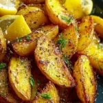 Simple Crispy Greek Lemon Potatoes First Image