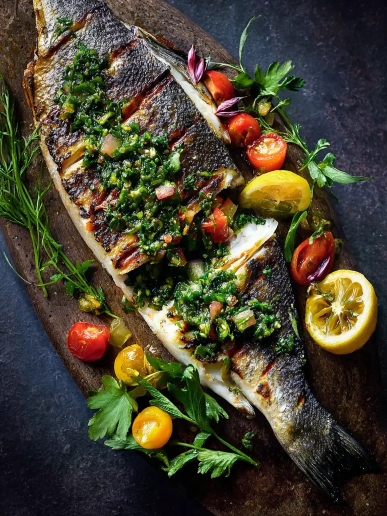 Grilled Branzino Recipe First Image