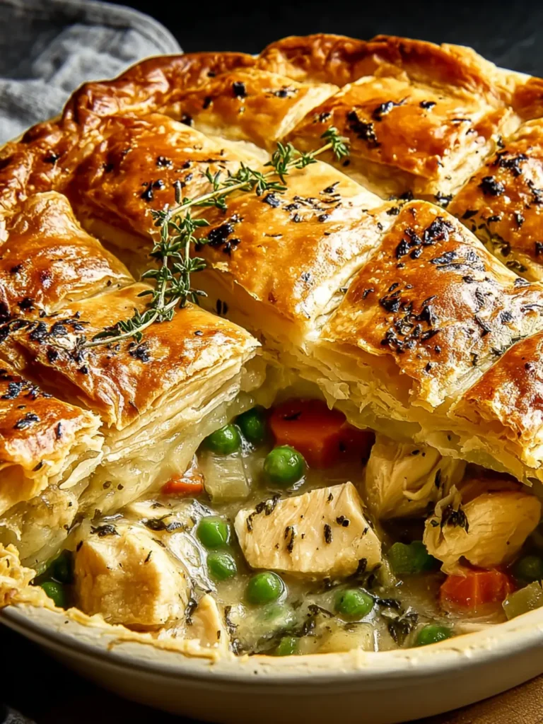 Delicious Herb Butter Chicken Pot Pie Recipe to Savor First Image