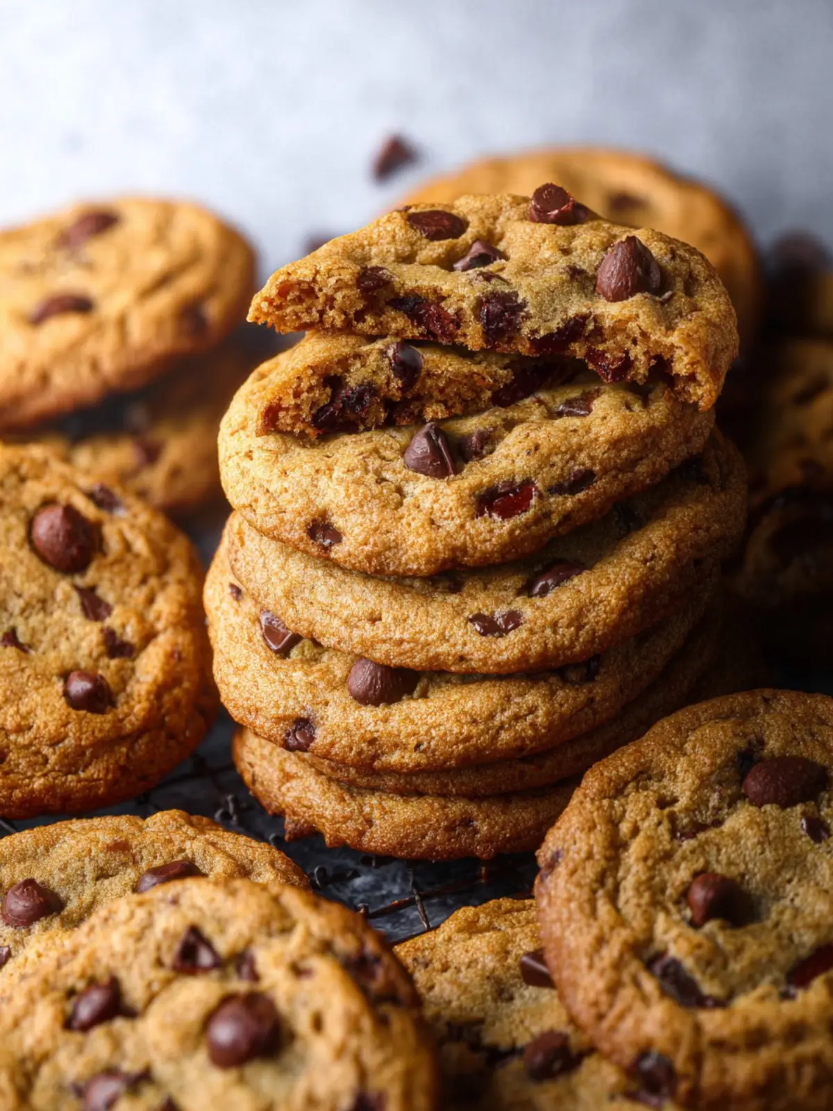 Vegan Chocolate Chip Cookies First Image