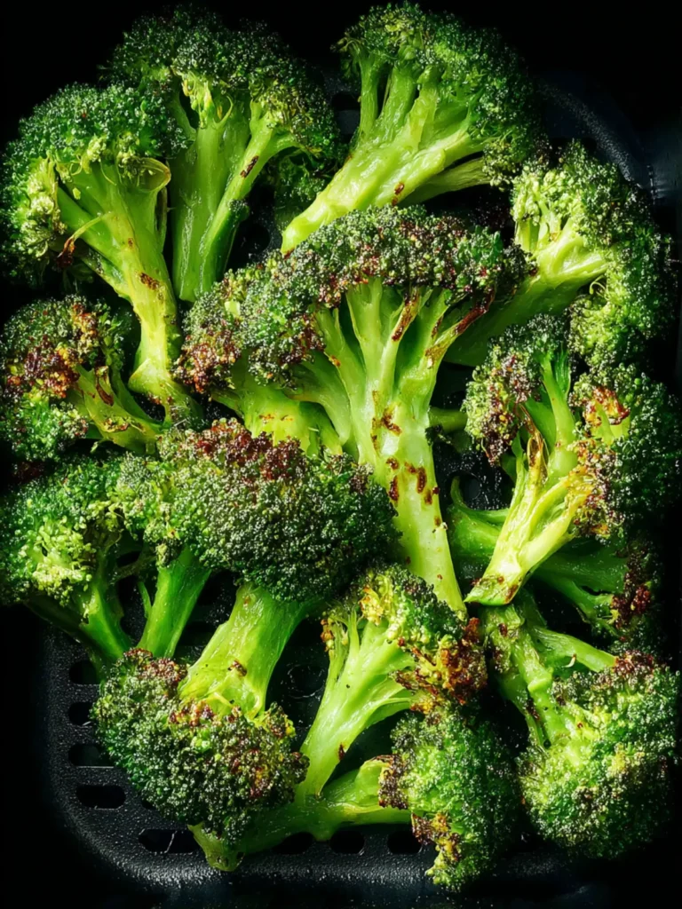 Air Fryer Fresh Broccoli First Image