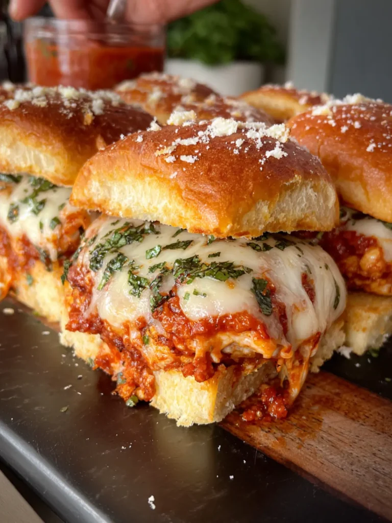 Chicken Parmesan Sliders First Image