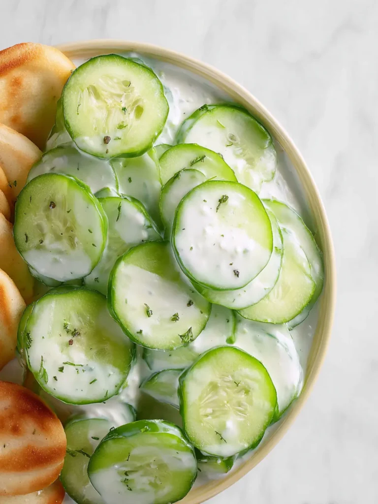 Easy Cucumber Yogurt Sauce First Image
