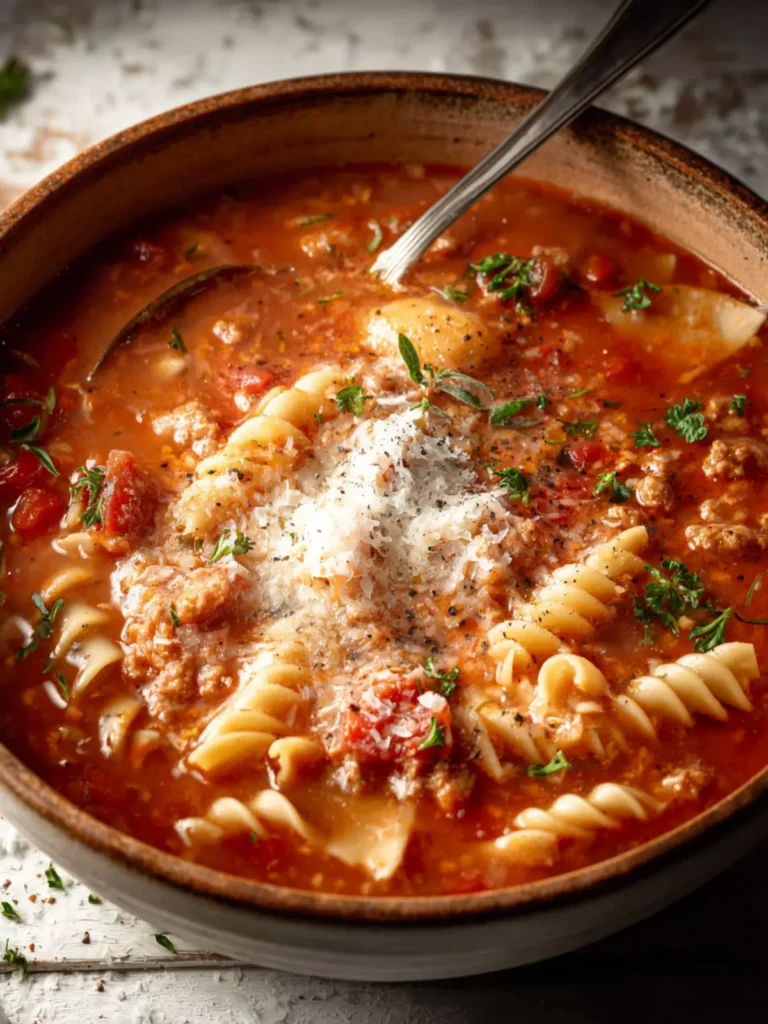 Easy Lasagna Soup First Image