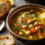 Greek Chickpea Soup (Revithia) First Image