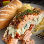 Lemon Ricotta Stuffed Salmon First Image