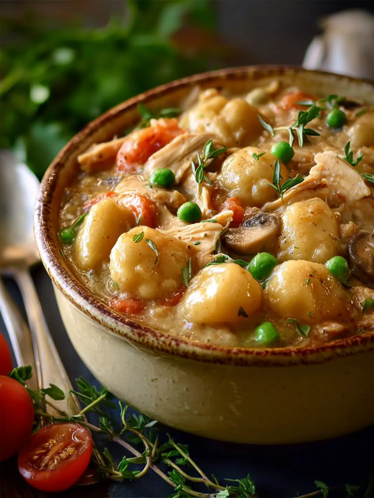 One Pot Gnocchi Chicken Pot Pie First Image