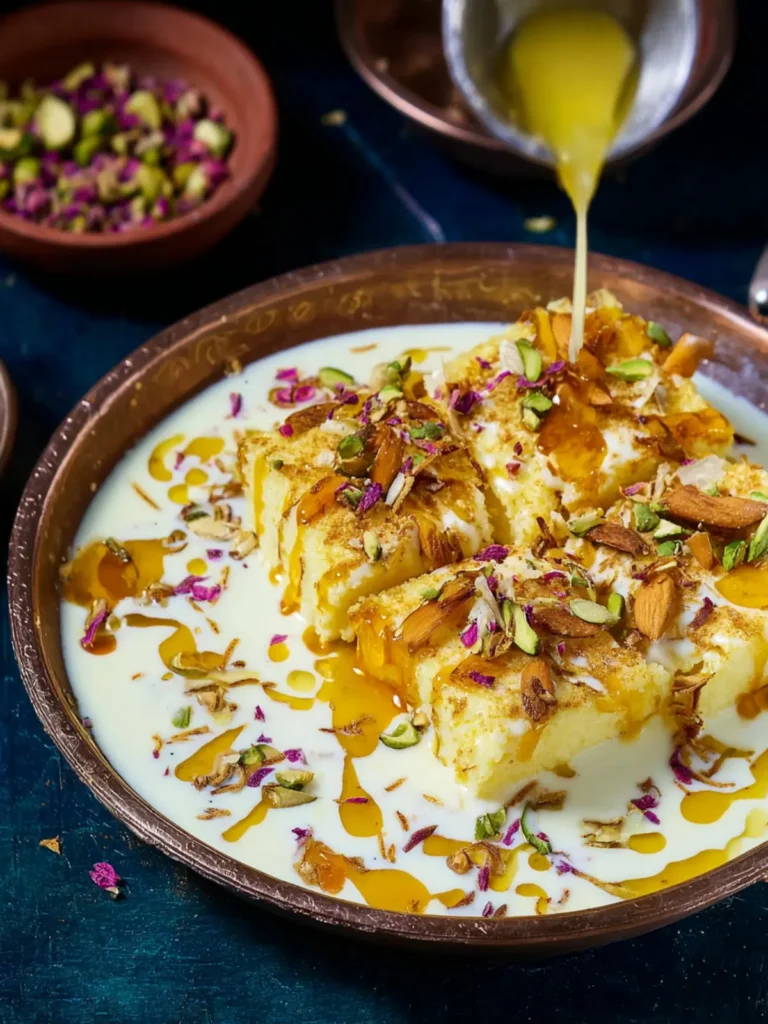 Shahi Tukda Recipe (Traditional Mughlai Dessert) First Image