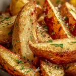 Garlic Parmesan Potato Wedges First Image