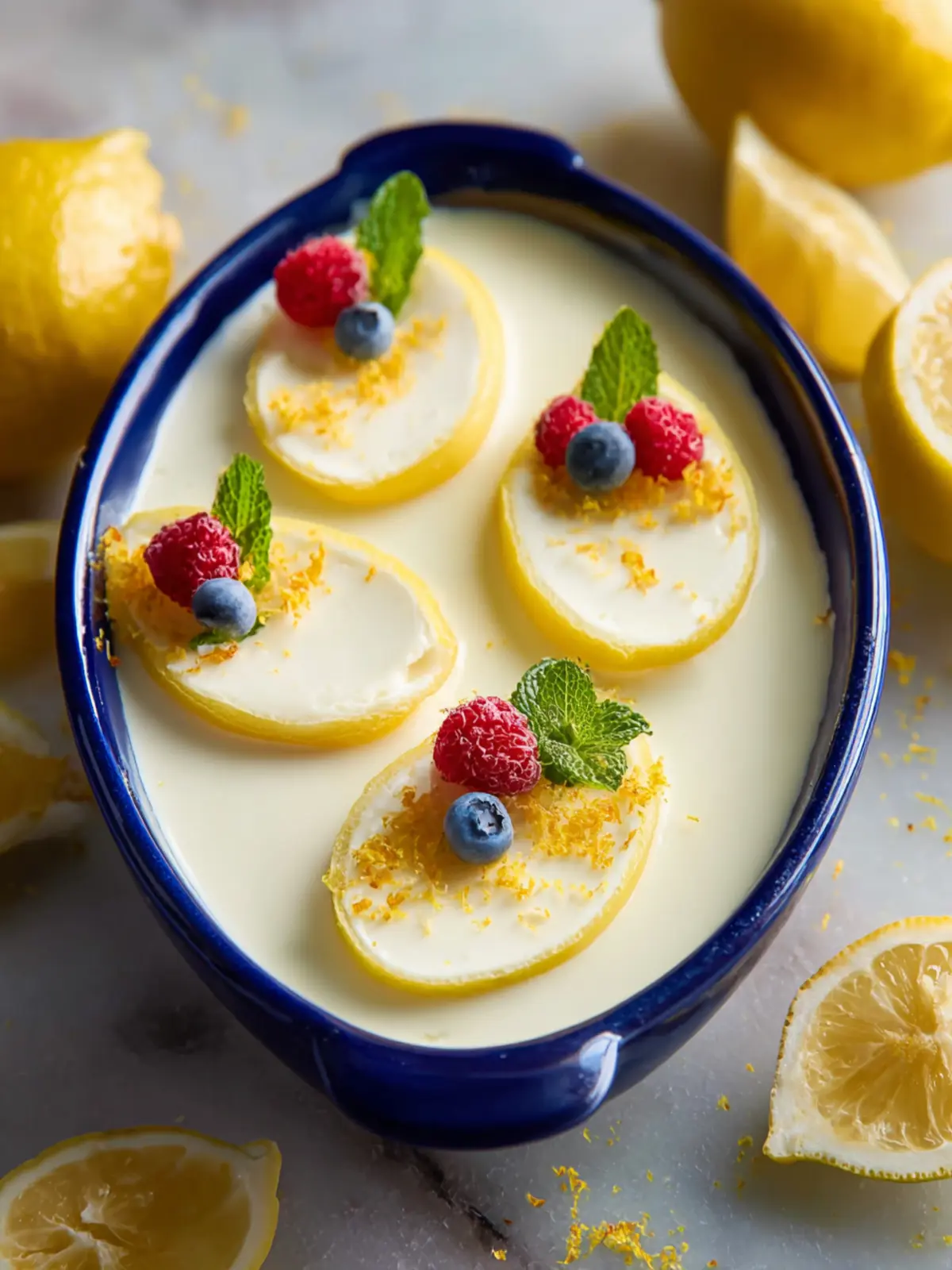 Healthier Lemon Posset First Image