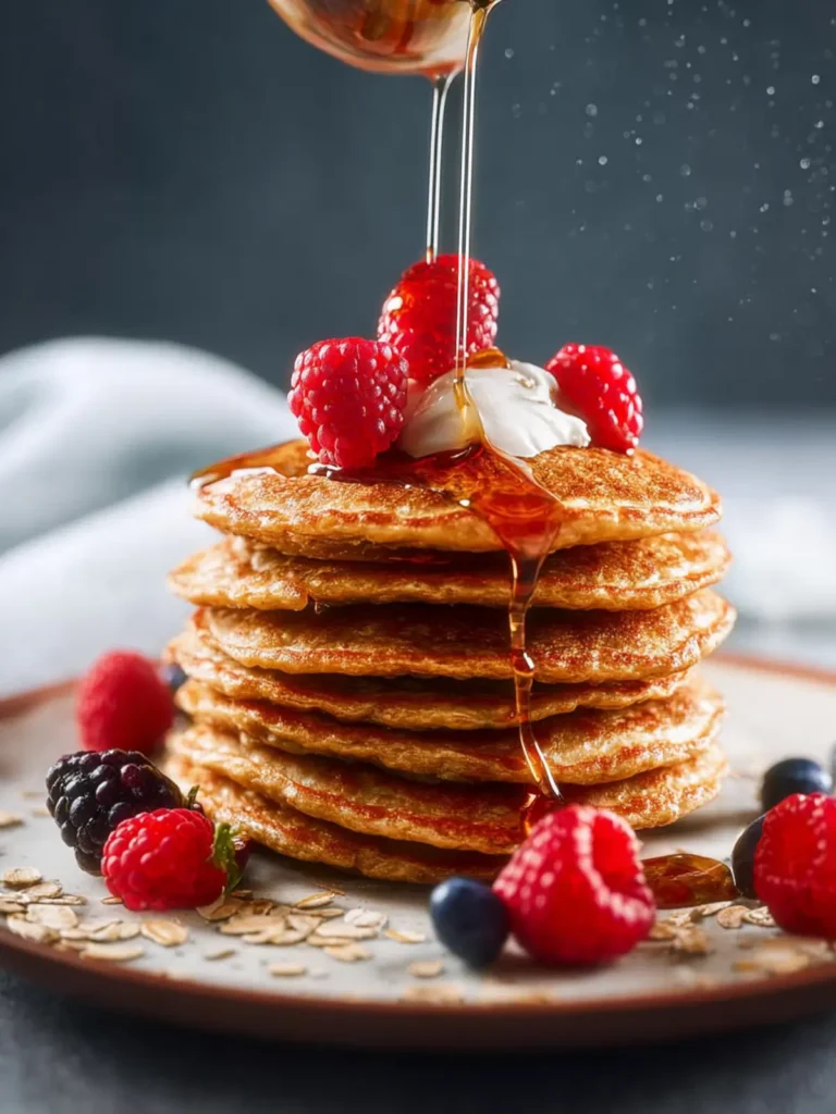 Healthy Oatmeal Pancakes (in a Blender) First Image