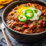 Instant Pot Chili Con Carne with Shredded Beef First Image