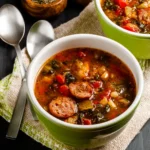 Slow Cooker Sausage Stew First Image