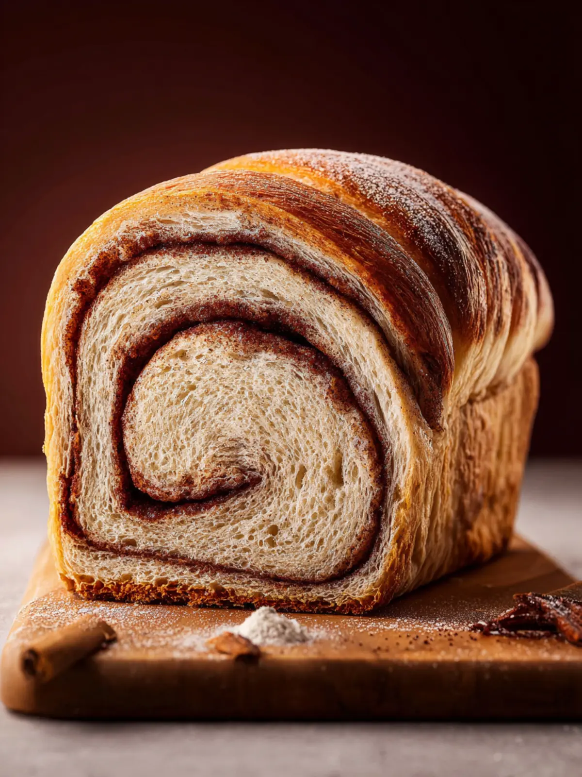 Sourdough Cinnamon Swirl Bread First Image