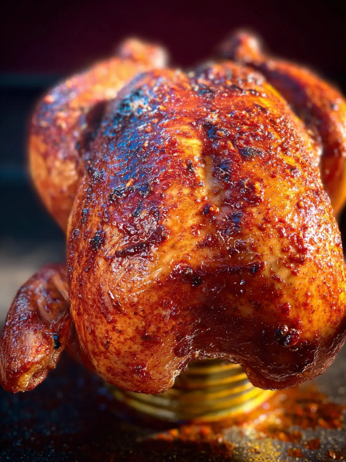Traeger Beer Can Chicken First Image