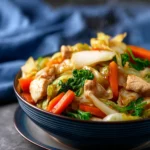 Low Carb Chicken Cabbage Stir Fry First Image