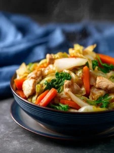 Low Carb Chicken Cabbage Stir Fry First Image