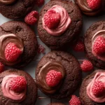 chocolate raspberry cookies First Image