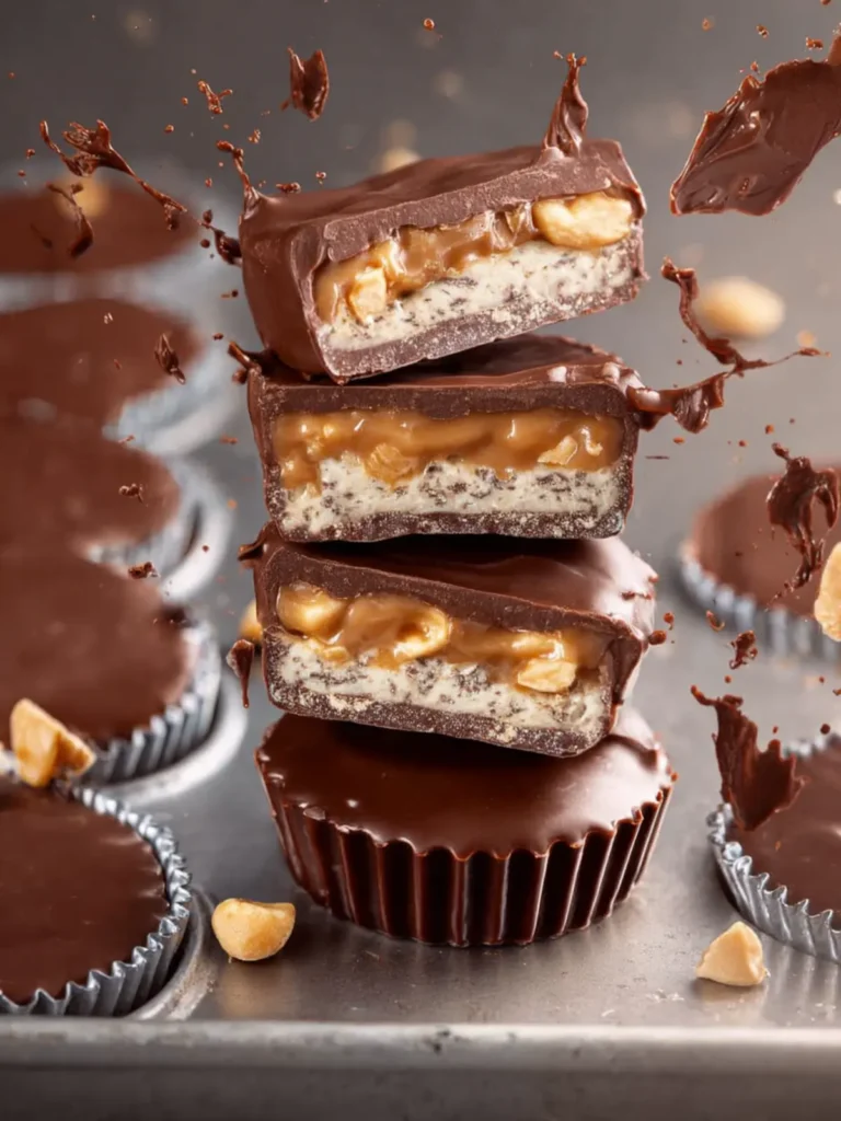 homemade snickers bars First Image